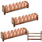 Eierhalter aus Holz, 3 Ebenen Stapelbares Design für 36 Eier Eierbehälterregal Bauernhoffrische Eierablage Küchentheke Organizer Holz Eierständer für Ente, Truthahn, Hühnereier