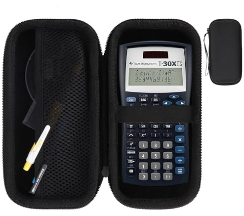 RIYADAone Tasche für Texas Instruments TI-30XIIS Scientific Calculator | Kompatibel TI-30X Plus / TI-30X Pro/TI-30XS / TI-36X Pro / TI-30Xa Calculator, für Reisen, Calculator Hart Schutzhülle