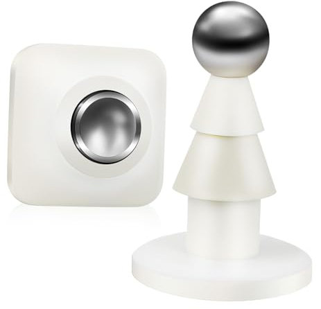 SHINEOFI Fermaporta Magnetico Foratura Fermaporta Autoadesivo per Parte Inferiore della Protezione Anti-sbattere per Mantenere La Adesivo