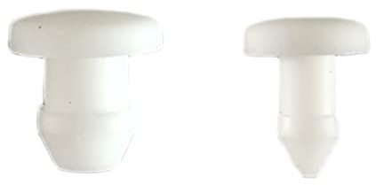 Gummihålplugg, 5 st gummihattar Koniskt plugglock Snäpplåspackning Blindlock Ändlock Tätningsstopp 9 mm Vit(5mm)