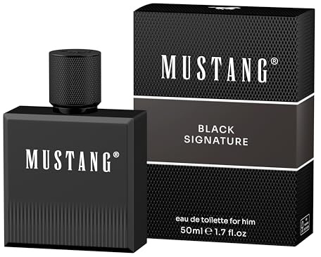 Mustang Signature for him Parfüm Herren 50ml I Würzig-aromatisches Eau de Toilette Herren I Männer Parfüm für jedes Alter I Charismatisch, markant & warm mit Kardamom, Meeresnote, Sandelholz, Amber