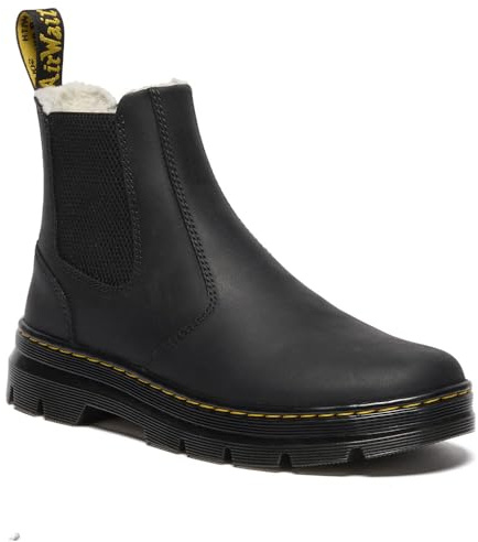 Dr. Martens Unisex-Adult Embury Wl Chelsea Boot, Black, 7 Women/6 Men