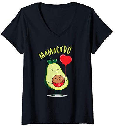 Femme Grossesse | Mamacado - future maman T-Shirt avec Col en V