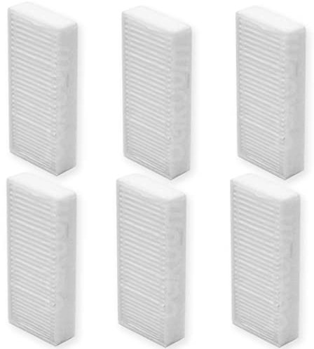 BAKUUM Pack 6 Filtros Hepa para deposito de solidos de Cecotec Conga Series 5090, 6090 y 7090 Filtros HEPA para robot aspirador