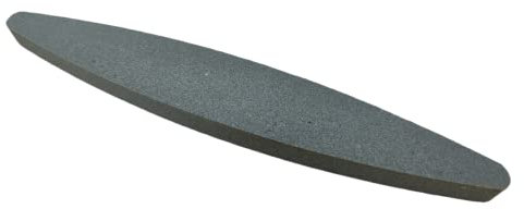 HMH-Shop Schleifstein oval Wetzstein Abziehstein Korrekturstein Abrichtstein Messer schärfen Sichel Sense Rasenmäher 9 Schärfstein schleifen 22,8x3,6x1,4cm Outdoor Sensenwetzstein (1 Stück)