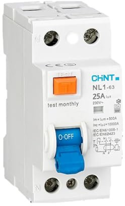 Interruttore differenziale puro Chint NL1-63 2P 63A 30mA-263719