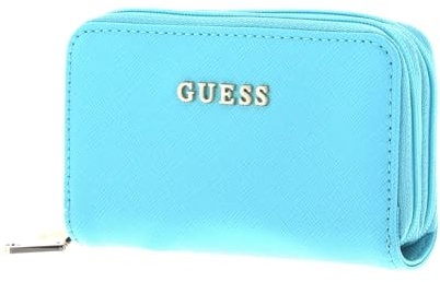 Guess Double Zip Mini Wallet Aqua