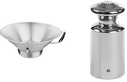 Vogue E712 Égouttoir à puce de pomme de terre & Hendi 630136 Salière et poivrière INOX