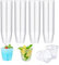 DuDuZui 100 Piezas Vasos de Chupito de Plástico, 50ml_1.7oz Gafas de lente Transparentes y Reutilizables son Ideales para Fiestas, Picnics, BBQ, Bodas, Fiestas