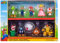 Super Mario Nintendo Figuren 10er Set Freunde und Feinde, 6,5 cm