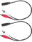 VENEKA 2 pezzi 3,5 mm stereo femmina su 2 RCA AV adattatore audio Aux
