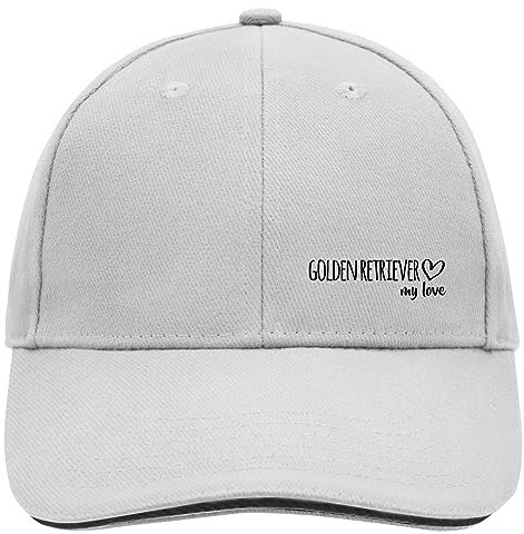 Huuraa Baseball Cap Golden Retriever My Love Geschenk Dark Grey/White Golden Retriever Geschenkidee