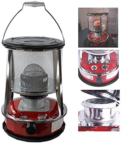 Chauffage D'urgence pour Poêle Kérosène Sans électricité, Chauffage Au Fioul 2600 W 4,6 L/6 L pour Chauffage Tente Camping, Cuisson, Avec Extinction Automatique(Color:4.6L)