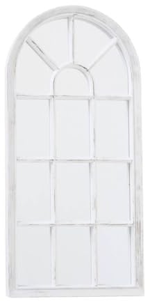 Specchio finestra in polipropilene bianco con effetto