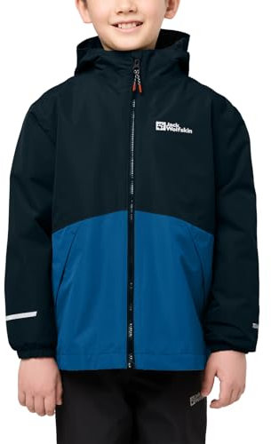 Jack Wolfskin Unisex Kinder Iceland 3in1, Crisp Cobalt, 128 EU