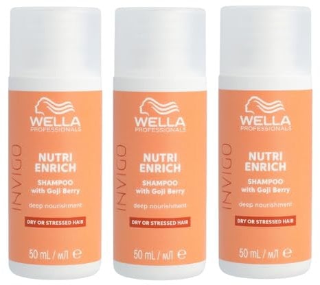 3er Wella Professionals Invigo Nutri Enrich Shampoo 50 ml