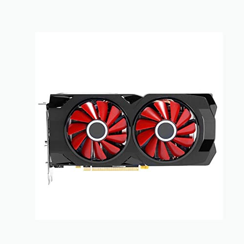 Taygate Carte Graphique de Jeu Fit for Xfx RX 570 8 Go Cartes Graphiques GPU AMD Radeon Rx570 8 Go Cartes D'écran Vidéo Pubg Bureau De Bureau Pc Carte De Jeu Informatique HDMI Pas Minier