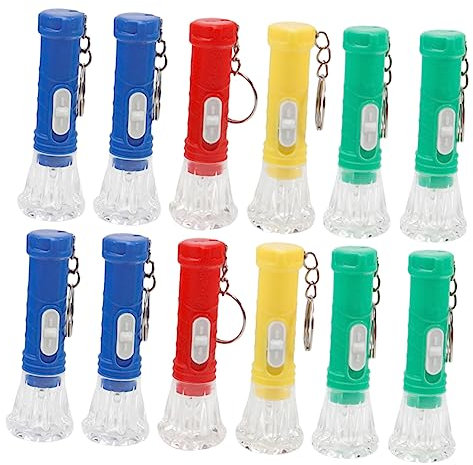 Yardenfun 18-teiliges Sortiment An Mini-schlüsselanhänger-taschenlampen Tragbares Licht Für Jungen Und Mädchen Einfach Zu Verwenden Tolles Für Freunde Und Familie Zufällige Farbe