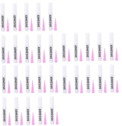 Sosoport 30pcs Dog Cat Nail Covers Pet Adhesive Glue Gel Protector for Paws Apply Caps Non-declawing