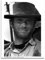 AIMA Clint Eastwood Wandposter 22 x 30 cm - Wanddruck Schwarz und Weiß Kino Vintage Poster ohne Rahmen - Room Decor Drucke für Küche, Schlafzimmer - Gratis Magnet