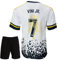 IHIMI VJr R.Madrid #7 - Dragon rétro édition limitée - Maillot pour enfants et short - Maillot de sport, maillot de football, d'entraînement - Pour enfant, avec short - Pour fans de football (4-13