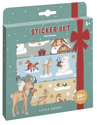 Little Dutch 126299 Aufkleber-/ Stickerset - Weihnachten