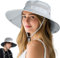 Hellgrau Sonnenhut Damen und Herren, Gipfelfreund Sonnenhut Damen Faltbar Sonnenhut Damen UV Schutz 50 Sommerhut Damen, Sonnenhüte für Damen Wanderhut Safari Hut Geschenke für Frauen Valentinstag