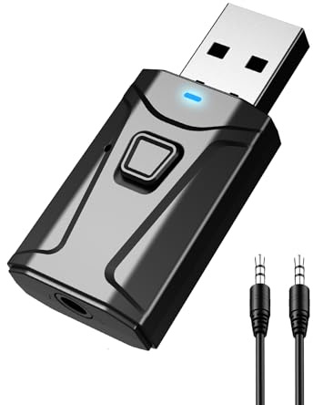 USB Bluetooth Auto Adapter Bluetooth Transmitter Receiver Plug & Play 3,5mm Wireless Audio AUX Adapter für TV Kopfhörer PC Stereo TSNAM