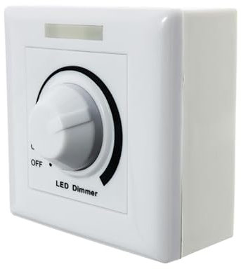 levitantes Variateur LED 0-10 V, blanc, 87 x 87 x 54 mm, 150 g, idéal pour le contrôle d'éclairage dans les applications électriques. *