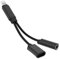 Lightning auf 3.5mm Klinke Kopfhörer Adapter für iPhone mit Ladeanschluss, [MFi Zertifiziert] 2 in 1 Lightn-ing auf AUX Audio Jack Splitter für iPhone 14 Pro Max/14 Plus/14/13/12/11/SE/X/XS/XR/8