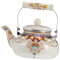 Didiseaon Retro Enamel Tea Kettle Stovetop Water Pot Vintage Design for Home Outdoor Use Lightweight Resistant for Types