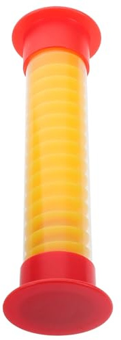 FIXOSHEE Minuteur Sonore Sablier 5 Secondes pour Jeux de Cartes Garçon et Filles et Adultes 13 Cm Plastique Rouge Jaune Ludique Jeu de Société Accessoire Compact