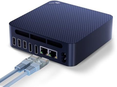 Beelink Mini PC EQ14, Intel Twin Lake-N150 Processor (up to 3.6GHz), Office Mini Computer 16GB DDR4 1TB SSD, 4K Dual HDMI, Dual 2.5G LAN/WiFi 6/BT5.2