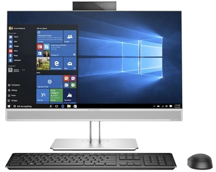 HP EliteOne 800 G4 All-in-One Desktop Computer 21.5 FHD, Intel Core i3-8100, 16GB RAM, 512GB SSD, WiFi, Bluetooth, US QWERTY Keyboard, Windows 11 Pro (Reacondicionado)