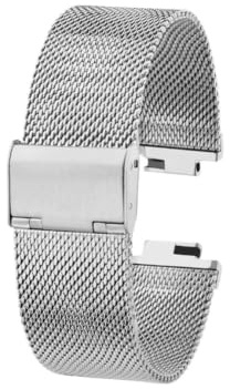 Generisch ZXZVRUHMC Kompatibel mit Aigo Patriot GTV2 Smart Watch, erhöhtes Mesh-Armband, Präzisionsstahl, Herren- und Damenuhrenkette, Uhrenzubehör, Armband