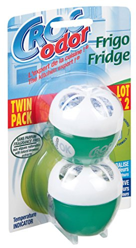 2 X CROC ODOR TWIN PACK FRIDGE FRESH DEODORISER NEUTRALISER ODOUR FRESHENER FOOD SAFE