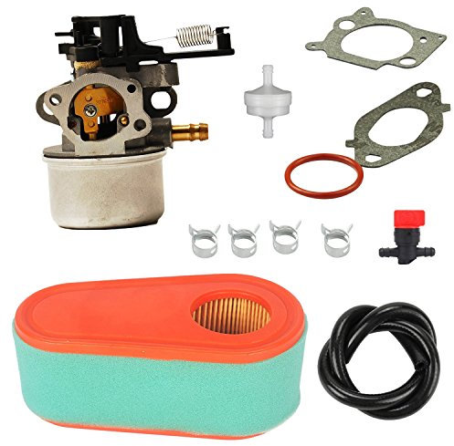 OxoxO Vergaser Ersatz Luftfilter Vorfilter Dichtung O-Ring Kraftstoffleitung Klemme für Briggs & Stratton 591137 590948