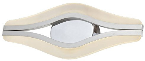 ESTO Lighting 780253 A+, Wandleuchte, Aluminium, 6.5 W, Grau/Weiß, 5 x 30 x 11.8 cm