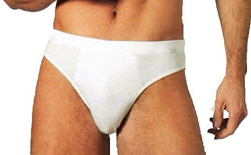 NOTTINGHAM 3 Slip Uomo in Cotone Filo di Scozia Vita Media Etichetta Mutande (4-M)