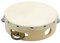 Tamburin Handtrommel Tambourin aus Holz, Musikinstrument für Kinder D: 15 cm aus Holz mit 4 Schellen - 3832