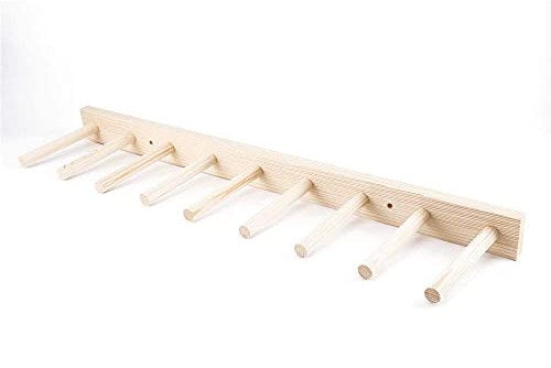 Shoze Boot Rack Storage Wall Mounted for 4 Pairs of Wellies Riding Boots Wellingtons Rain Boots Holder Stand Storage Footwear Cabinet Organiser made of Bamboo