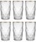 BUTLERS 6er Set Longdrinkgläser mit Goldrand 460ml Vintage Gläser Kristalloptik mit Prägung - UPSCALE - Wassergläser Cocktailgläser Set | Trinkgeschirr für Tee, Eiskaffee, Limonade