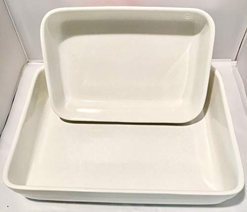 Creatable, Auflaufform, 2tlg, Steinzeug, Weiß, rechteckig