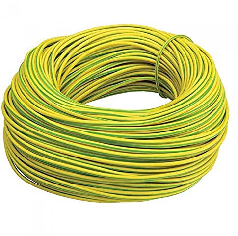 Ali's DIY Electrical PVC Yellow/Green Earth Sleeving - 4mm - 1 Metre Custom Cut Length