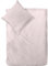 Decoper ® Mako-Satin Bettwäsche aus 100% Baumwolle | Atmungsaktiv & kuschelig weich | Farbe Puder Rosa Hell | 2 teilig - 135 x 200 cm + 80 x 80 cm
