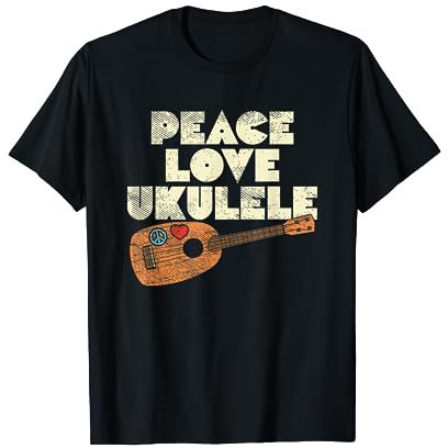 Cadeaux pour ukulélé, cadeau pour ukulélé, idées cadeaux ukulélé T-Shirt