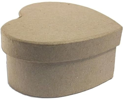 INNSPIRO Box mit Pappmaché-Herz, 10 x 8 x 5 cm.