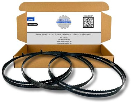 Lot de 3 lames de scie à ruban 1425 x 6 x 0,65 mm 6ZpZ