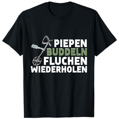 Sondeln Zubehör Metalldetektor Profi Sondengänger Sondel T-Shirt