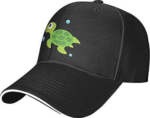 Baseballkappe Schildkröten-Cartoon Baseball Cap Atmungsaktiv Basecap Klassische Trucker Cap Für Outdoor Wandern Ausflug